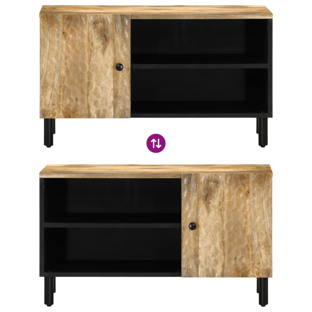vidaXL Mueble de TV madera maciza de mango 80x31x46 cm