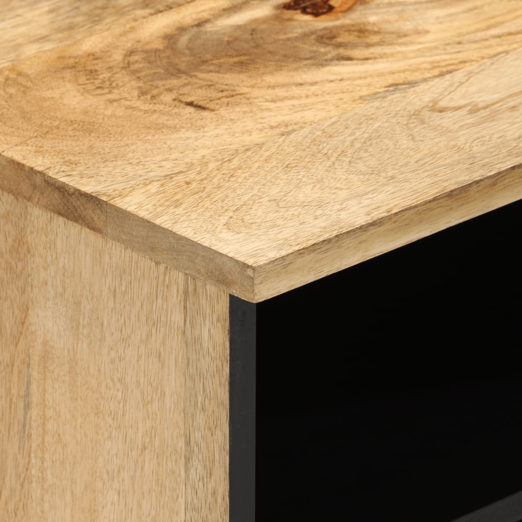 vidaXL Mueble de TV madera maciza de mango 100x33x46 cm