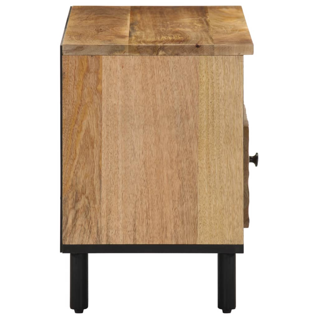 vidaXL Mueble de TV madera maciza de mango 80x33x46 cm