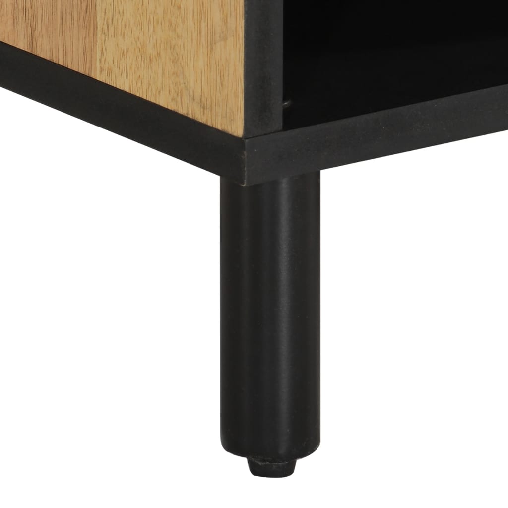 vidaXL Mueble de TV madera maciza de mango 80x33x46 cm