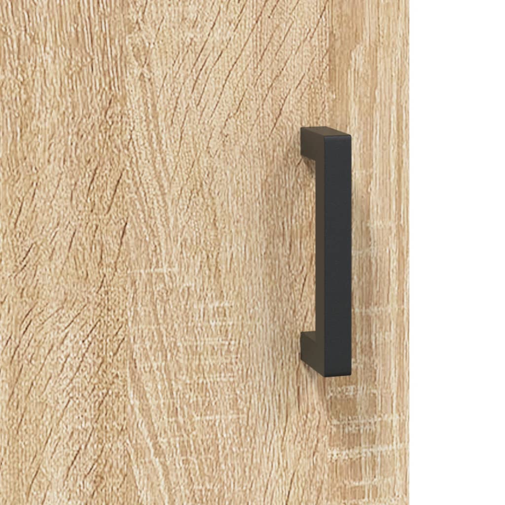 vidaXL Aparador de madera de ingeniería roble Sonoma 90x34x80 cm