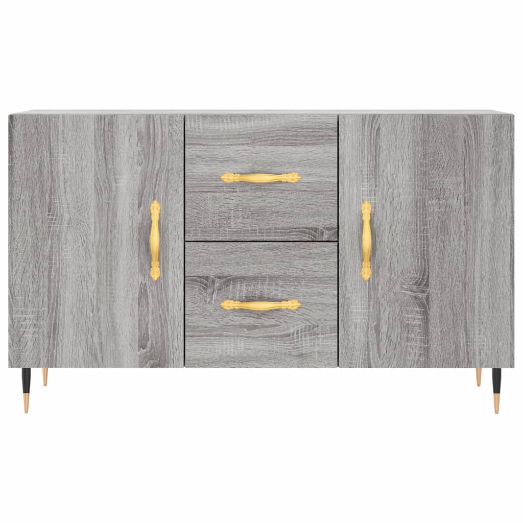 vidaXL Aparador de madera de ingeniería gris Sonoma 100x36x60 cm