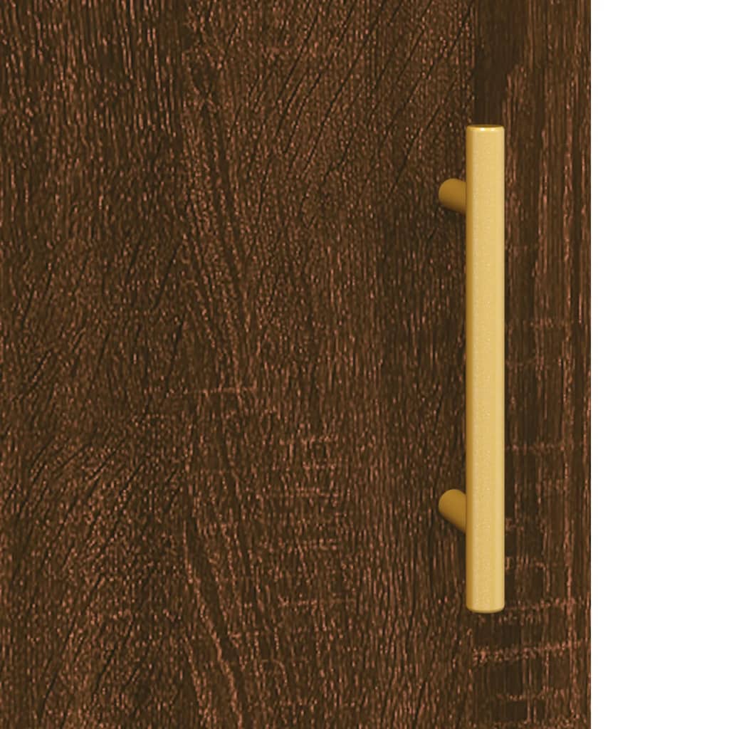 vidaXL Aparador de madera de ingeniería roble marrón 100x36x60 cm