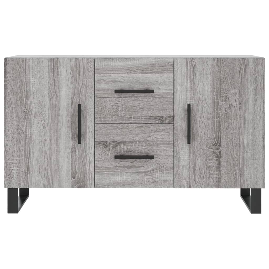 vidaXL Aparador de madera de ingeniería gris Sonoma 100x36x60 cm