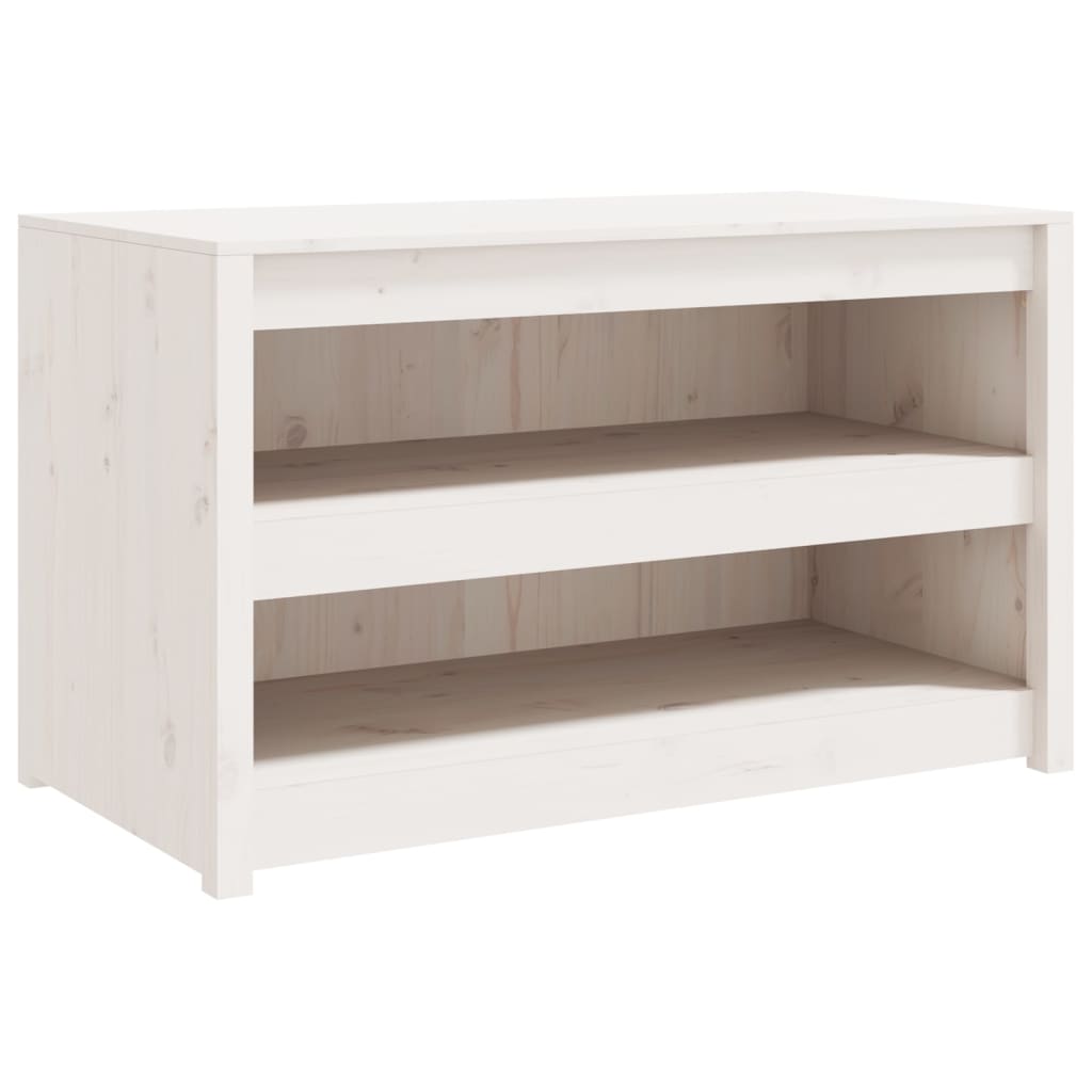 vidaXL Muebles de cocina de exterior 2 pzas madera maciza pino blanco