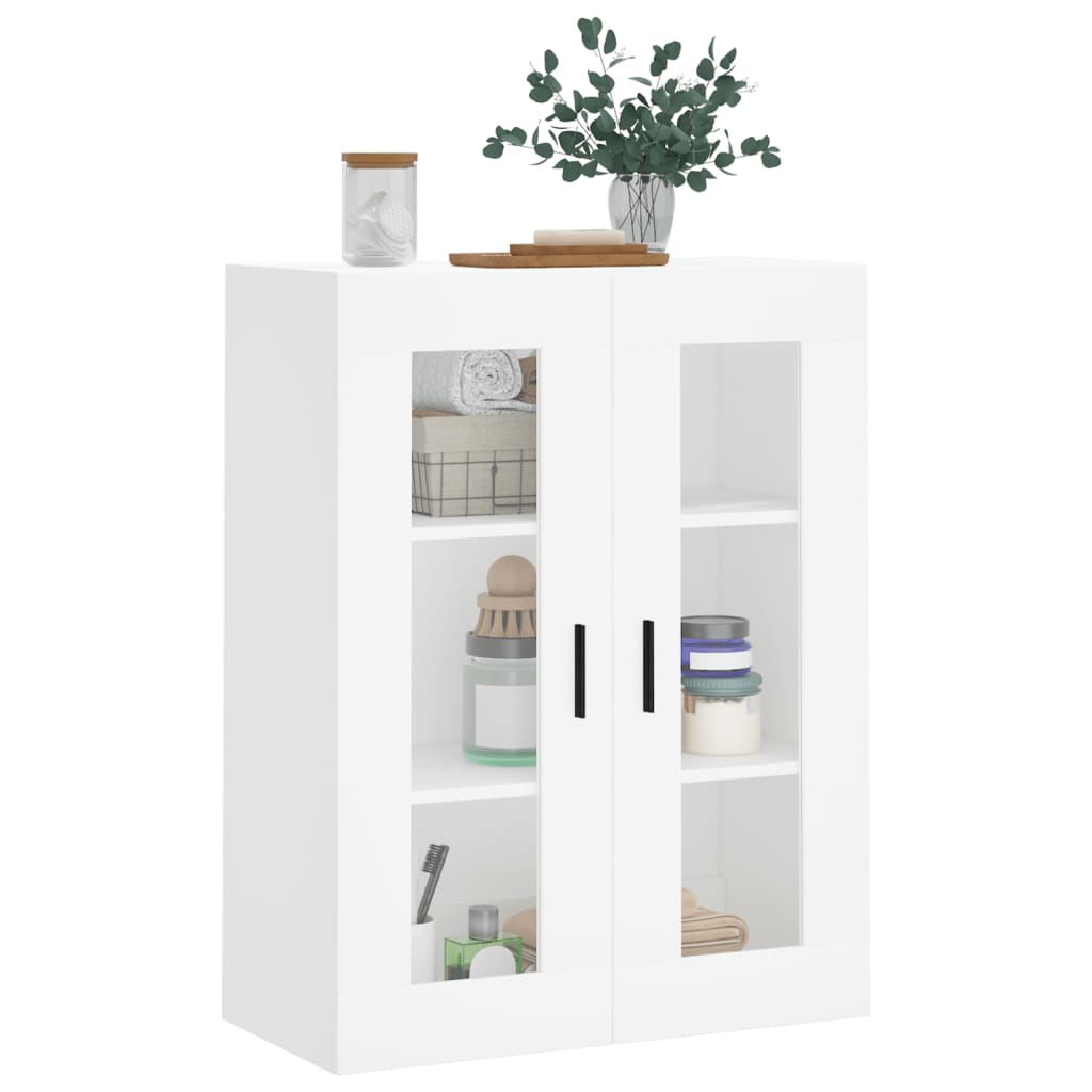 vidaXL Armario de pared blanco 69,5x34x90 cm