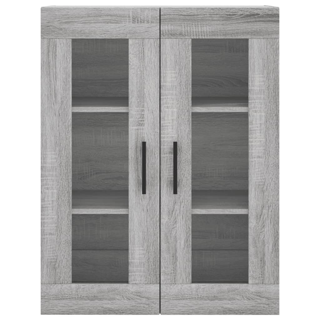 vidaXL Armario de pared gris Sonoma 69,5x34x90 cm