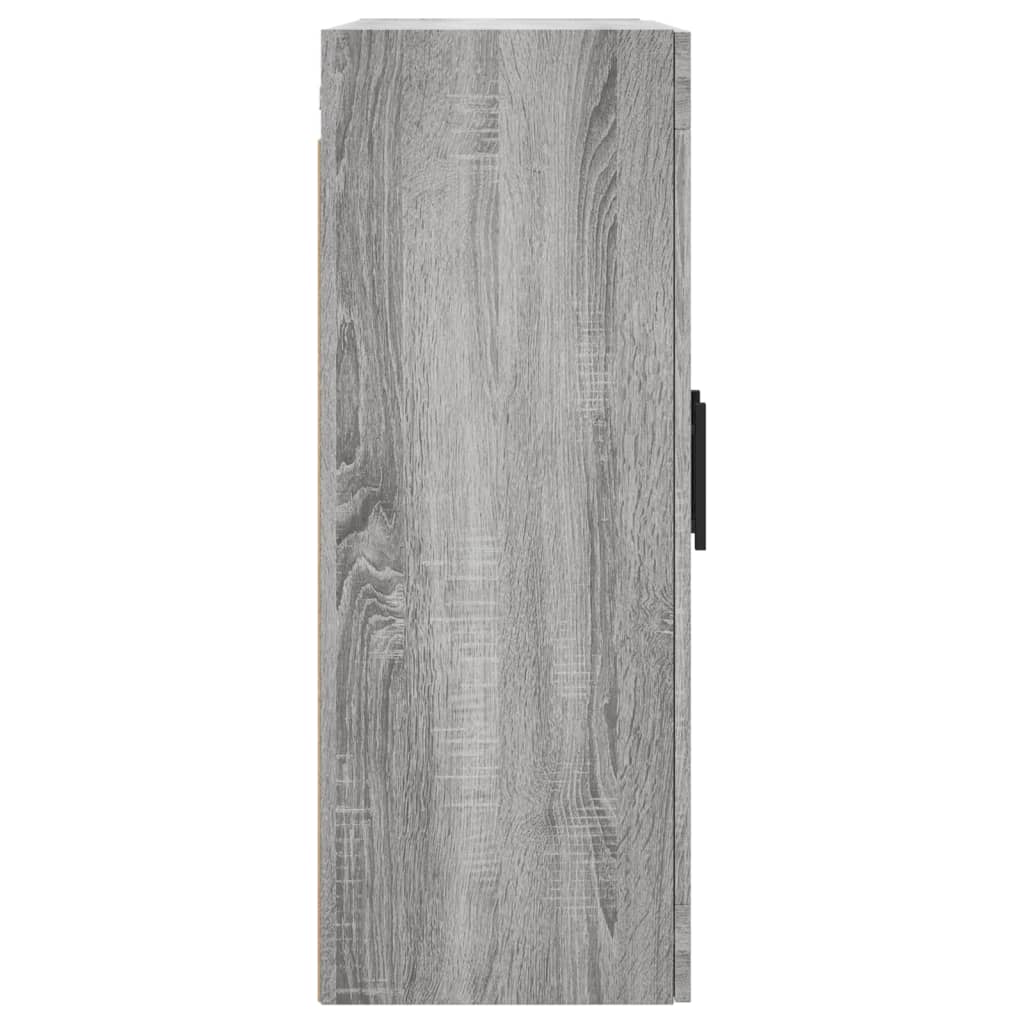 vidaXL Armario de pared gris Sonoma 69,5x34x90 cm