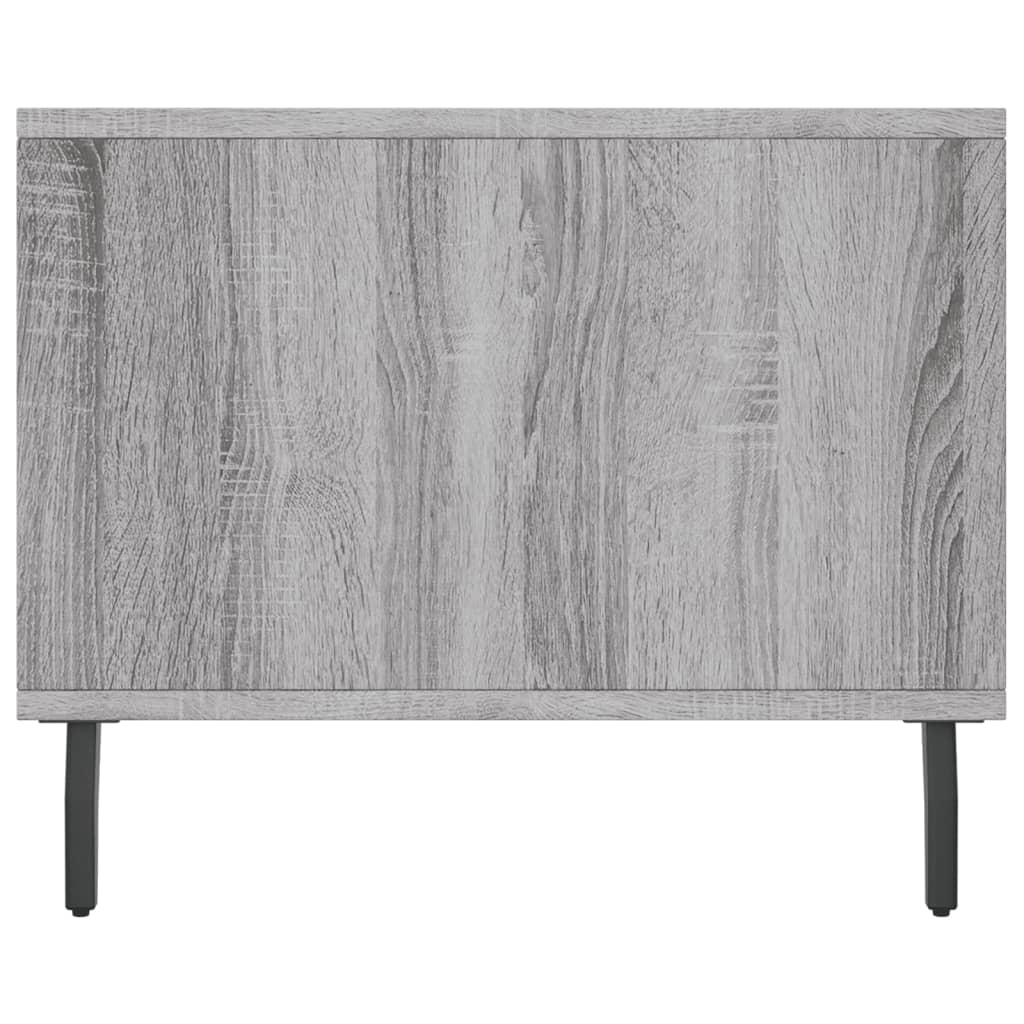 vidaXL Mesa de centro madera contrachapada gris Sonoma 90x50x40 cm