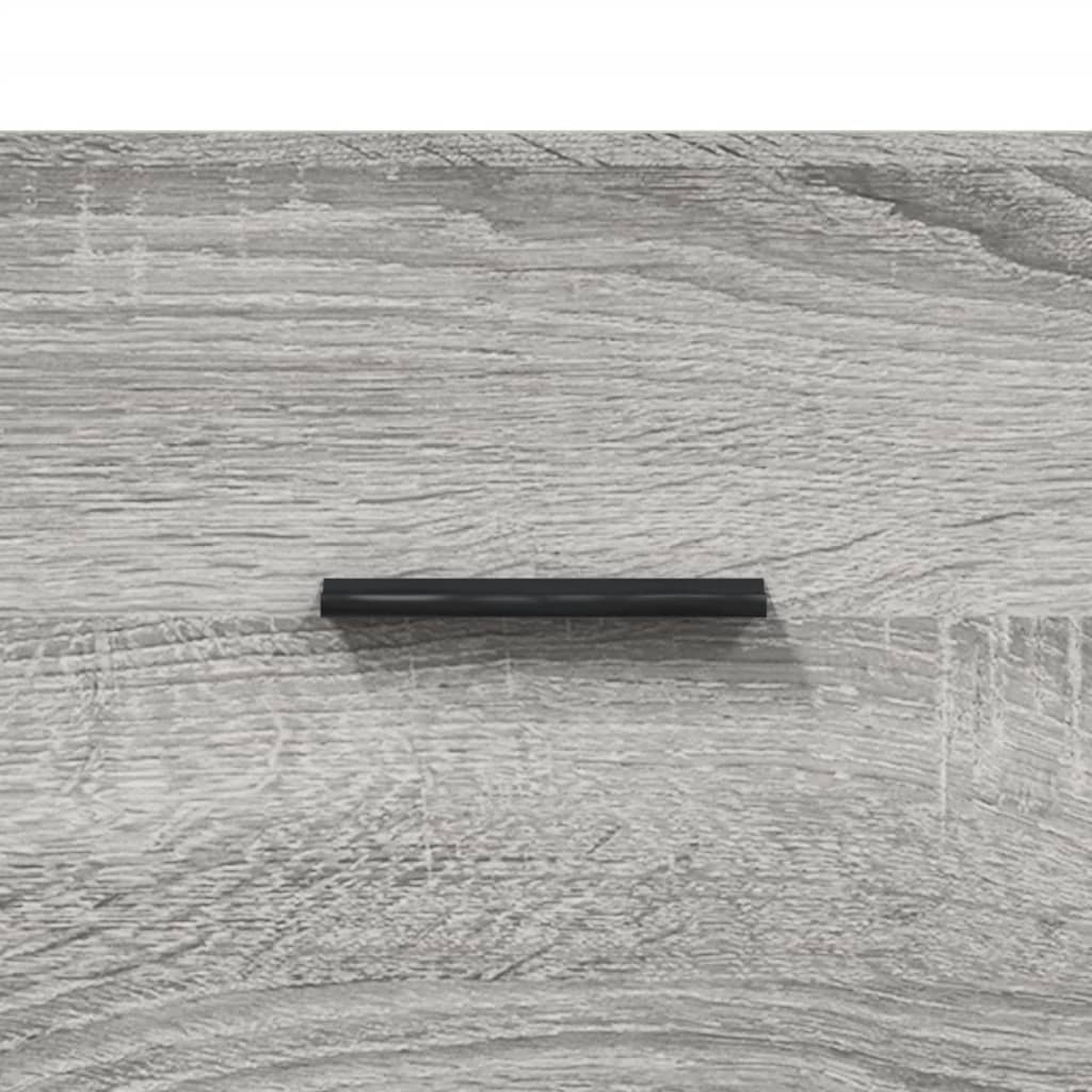 vidaXL Mesa de centro madera contrachapada gris Sonoma 90x50x40 cm