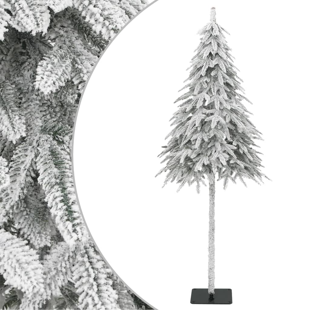 vidaXL Árbol de Navidad artificial con nieve 180 cm