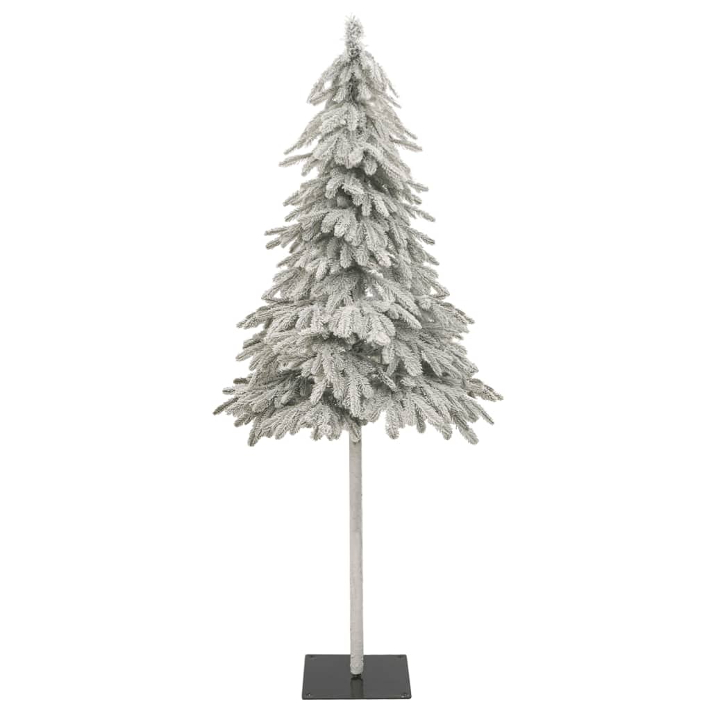 vidaXL Árbol de Navidad artificial con nieve 210 cm