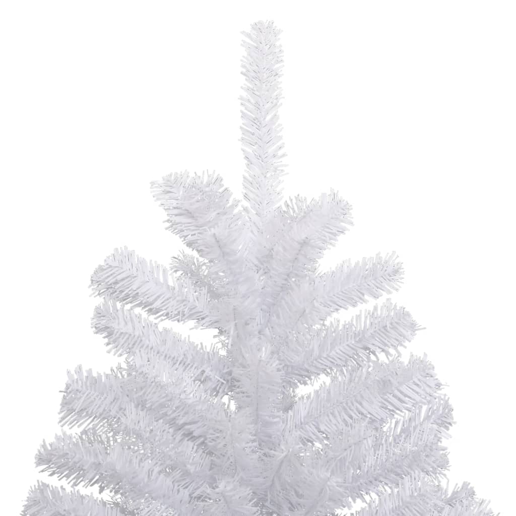 vidaXL Árbol de Navidad artificial con bisagras y nieve flocada 150 cm