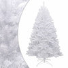 vidaXL Árbol de Navidad artificial con bisagras y nieve flocada 180 cm