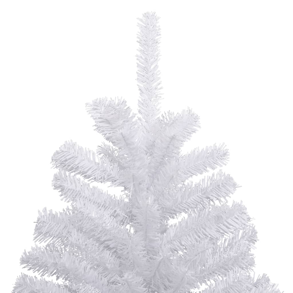 vidaXL Árbol de Navidad artificial con bisagras y nieve flocada 180 cm