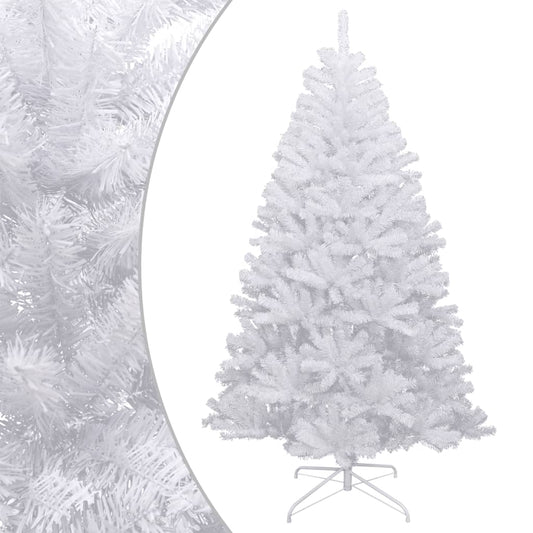 vidaXL Árbol de Navidad artificial con bisagras y nieve flocada 300 cm