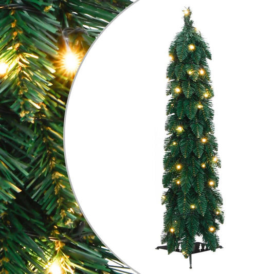 vidaXL Árbol de Navidad artificial iluminado con 30 LEDs 60 cm