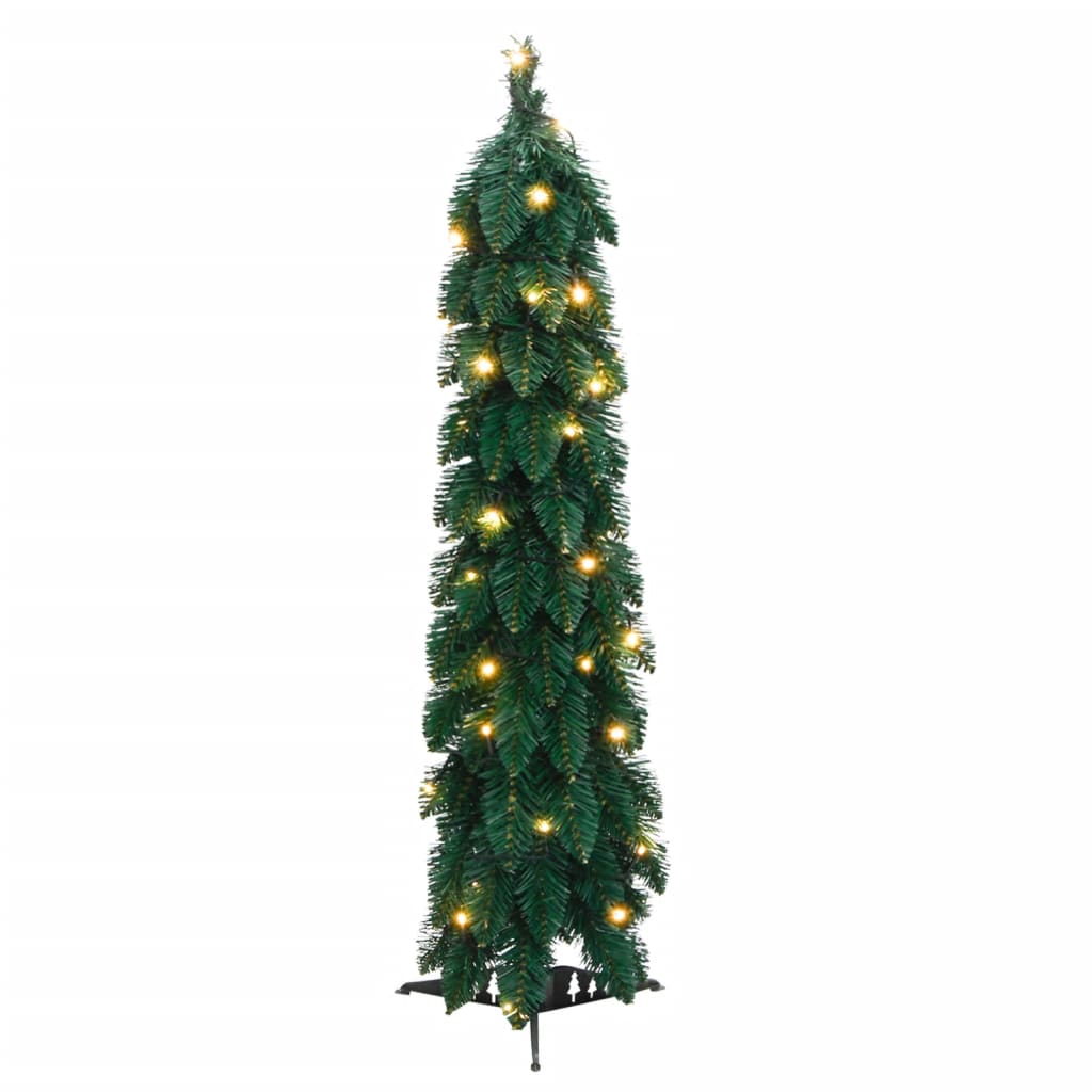 vidaXL Árbol de Navidad artificial iluminado con 30 LEDs 60 cm