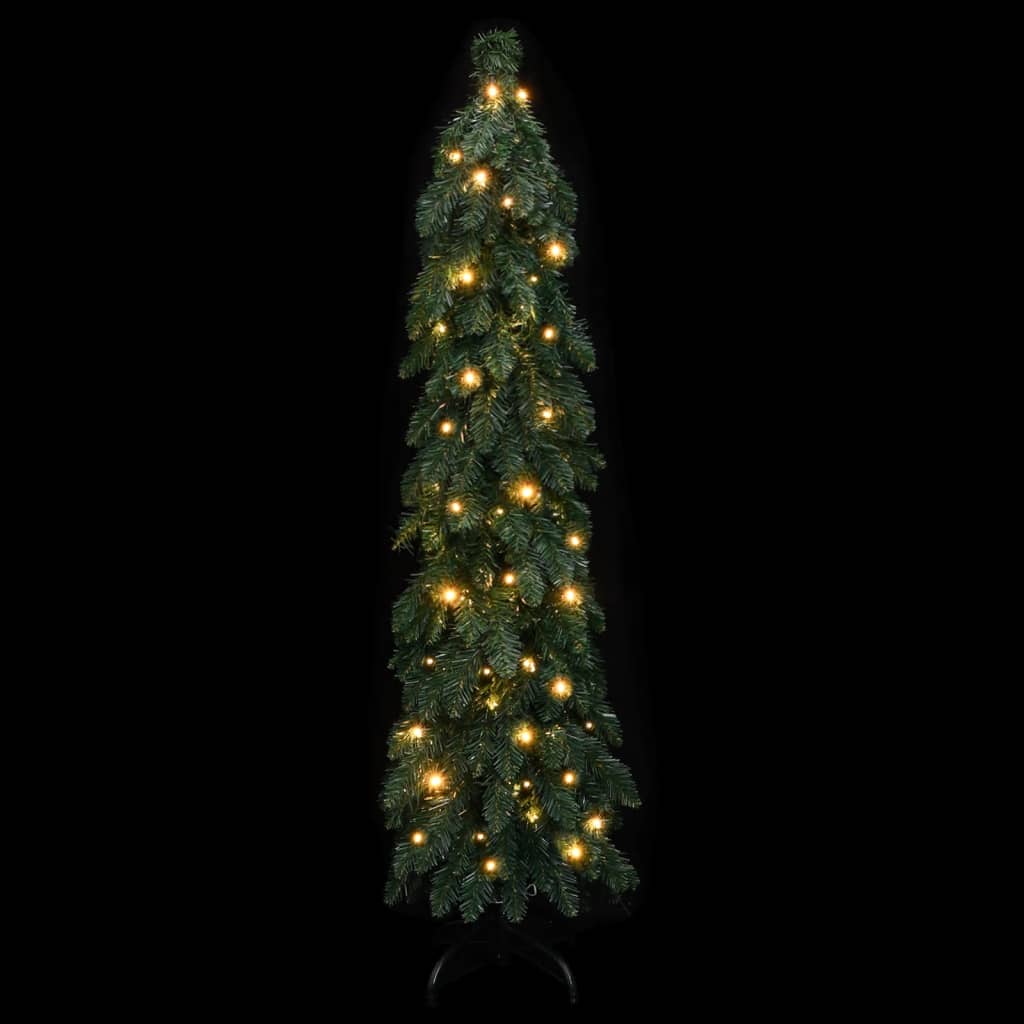 vidaXL Árbol de Navidad artificial iluminado con 80 LEDs 150 cm