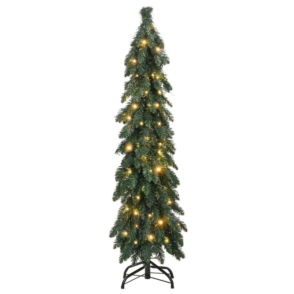 vidaXL Árbol de Navidad artificial iluminado con 80 LEDs 150 cm