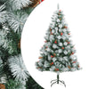 vidaXL Árbol de Navidad artificial con piñas y bayas 210 cm