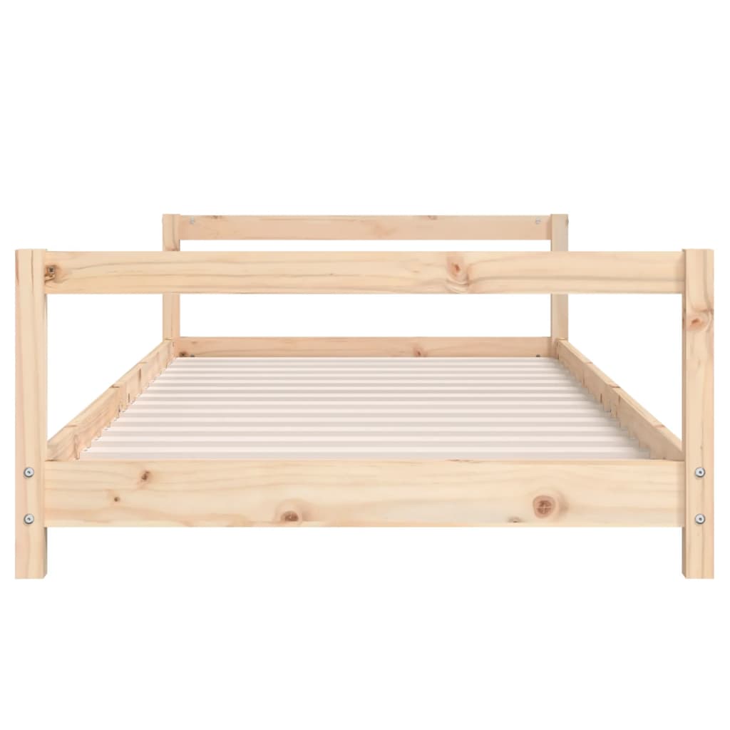 vidaXL Estructura de cama para niños madera maciza de pino 90x200 cm