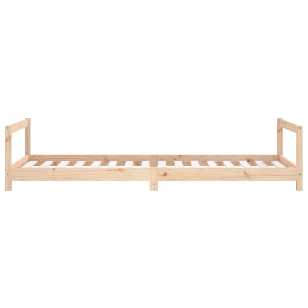 vidaXL Estructura de cama para niños madera maciza de pino 90x200 cm