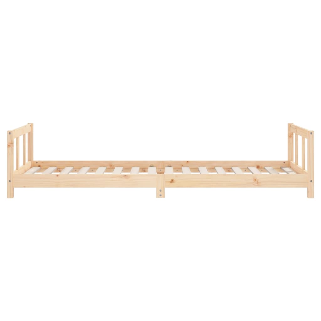 vidaXL Estructura de cama para niños madera maciza de pino 90x200 cm