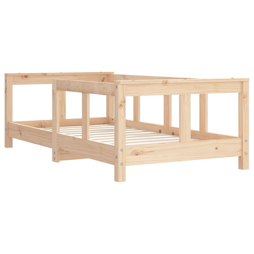 vidaXL Estructura de cama para niños madera maciza de pino 70x140 cm