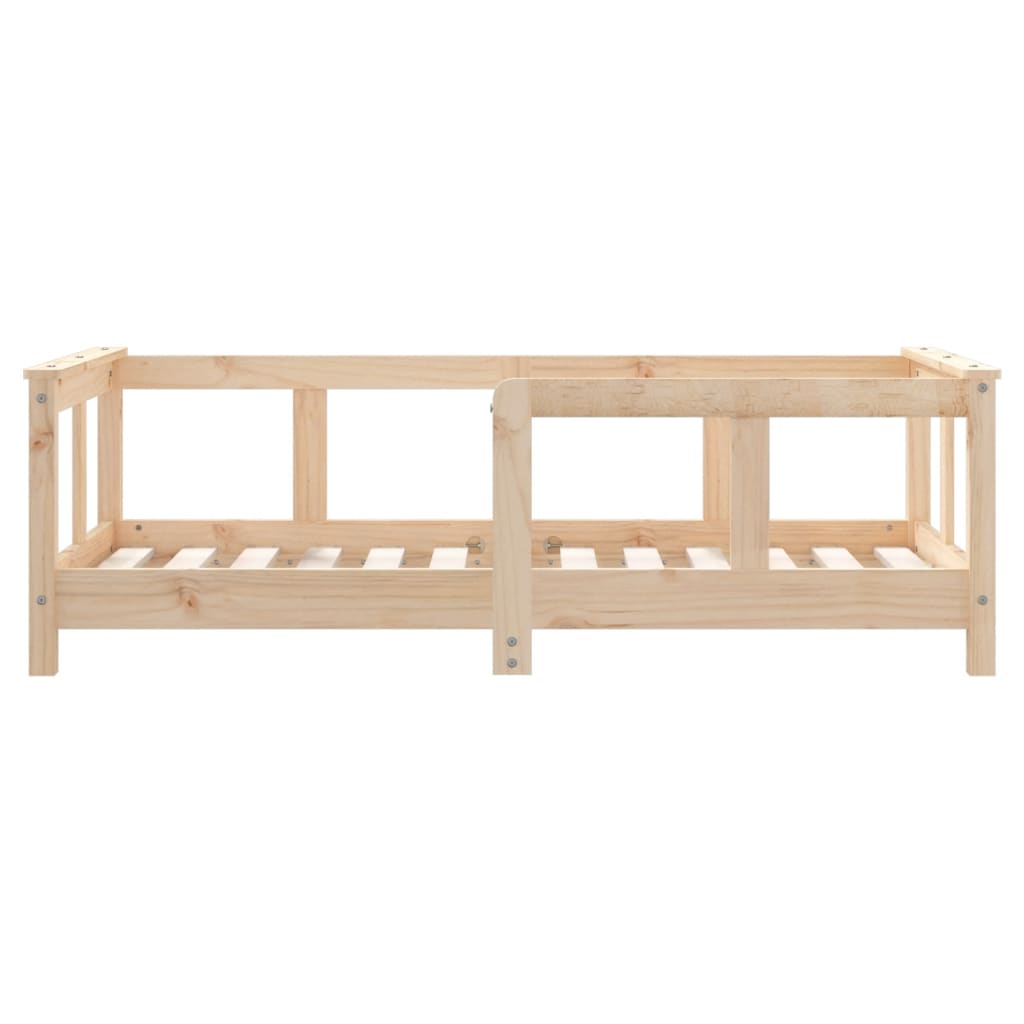 vidaXL Estructura de cama para niños madera maciza de pino 70x140 cm