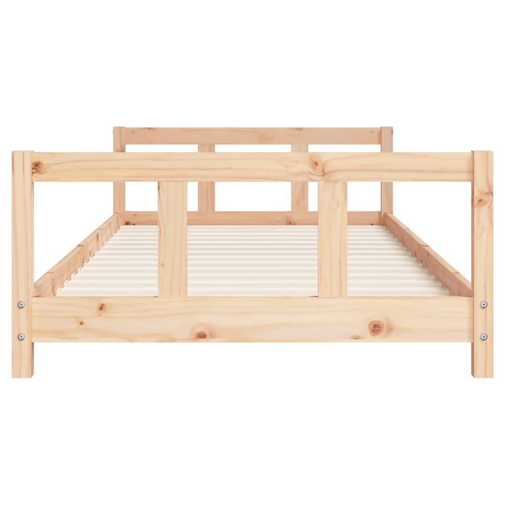 vidaXL Estructura de cama infantil madera maciza de pino 90x190 cm