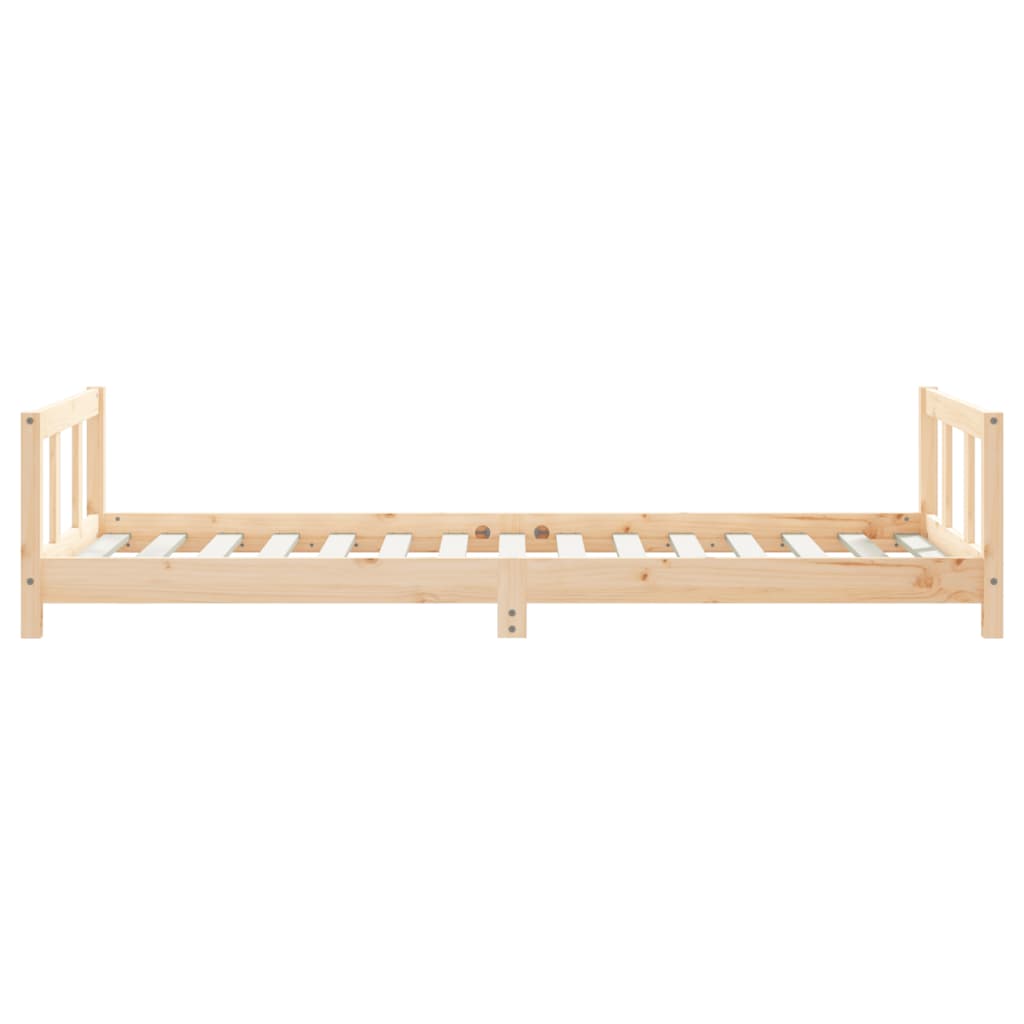 vidaXL Estructura de cama infantil madera maciza de pino 90x190 cm