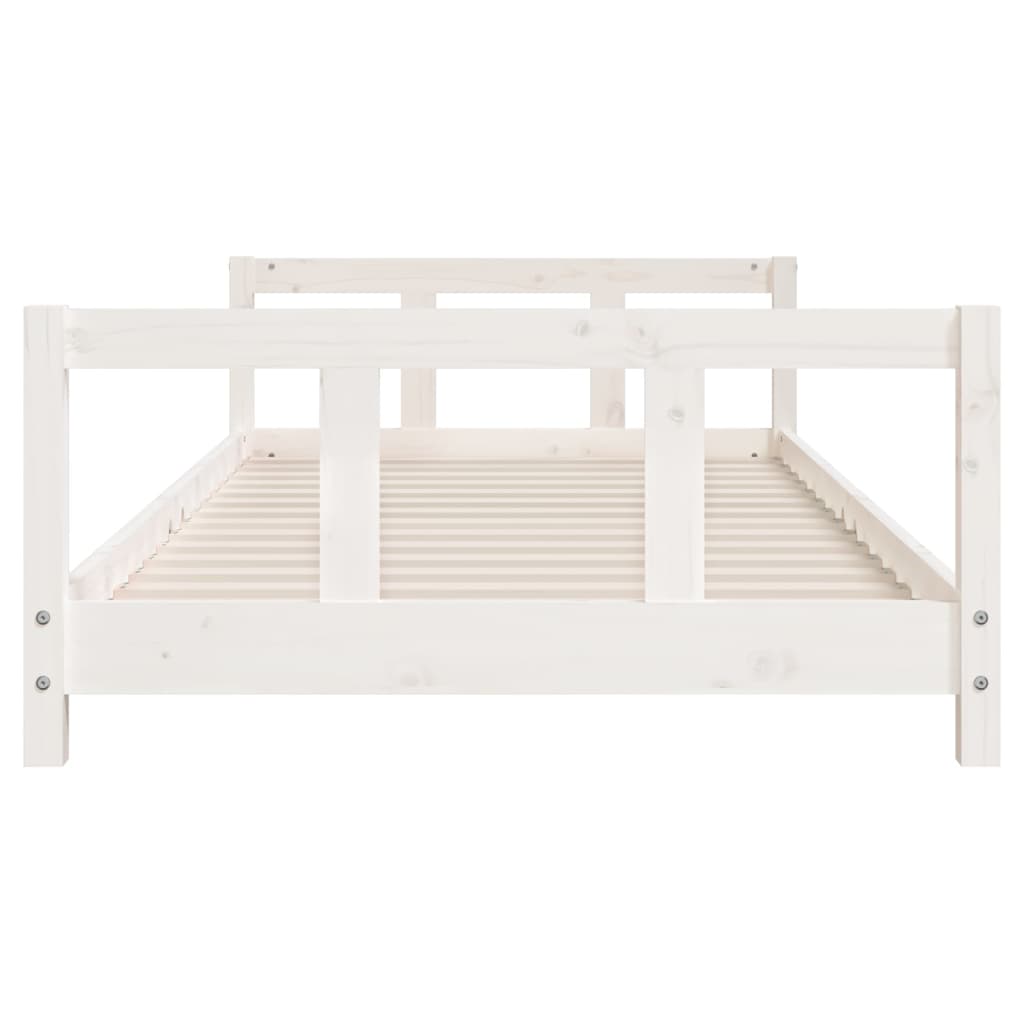 vidaXL Estructura de cama para niños madera de pino blanco 90x190 cm