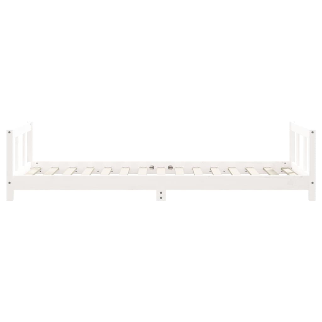 vidaXL Estructura de cama para niños madera de pino blanco 90x190 cm