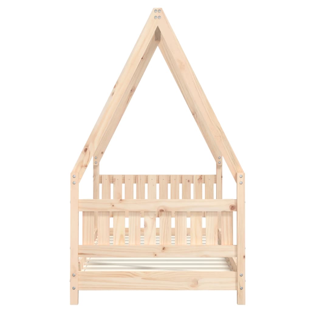 vidaXL Estructura de cama para niños madera maciza de pino 80x160 cm