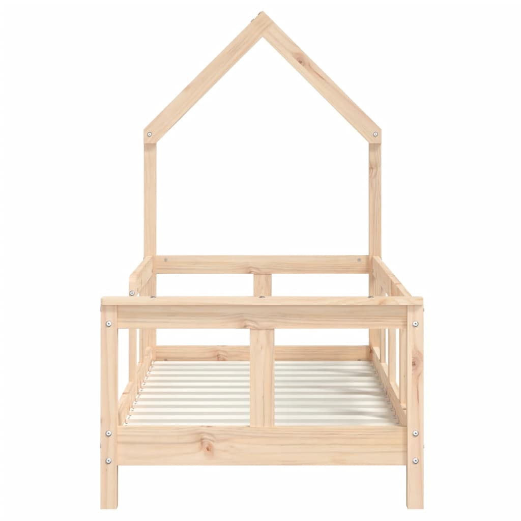 vidaXL Estructura de cama para niños madera maciza de pino 70x140 cm