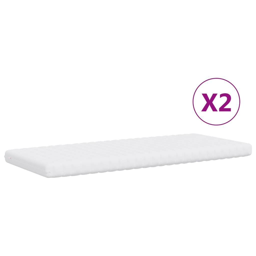 vidaXL Sofá cama nido con colchón terciopelo azul 90x200 cm