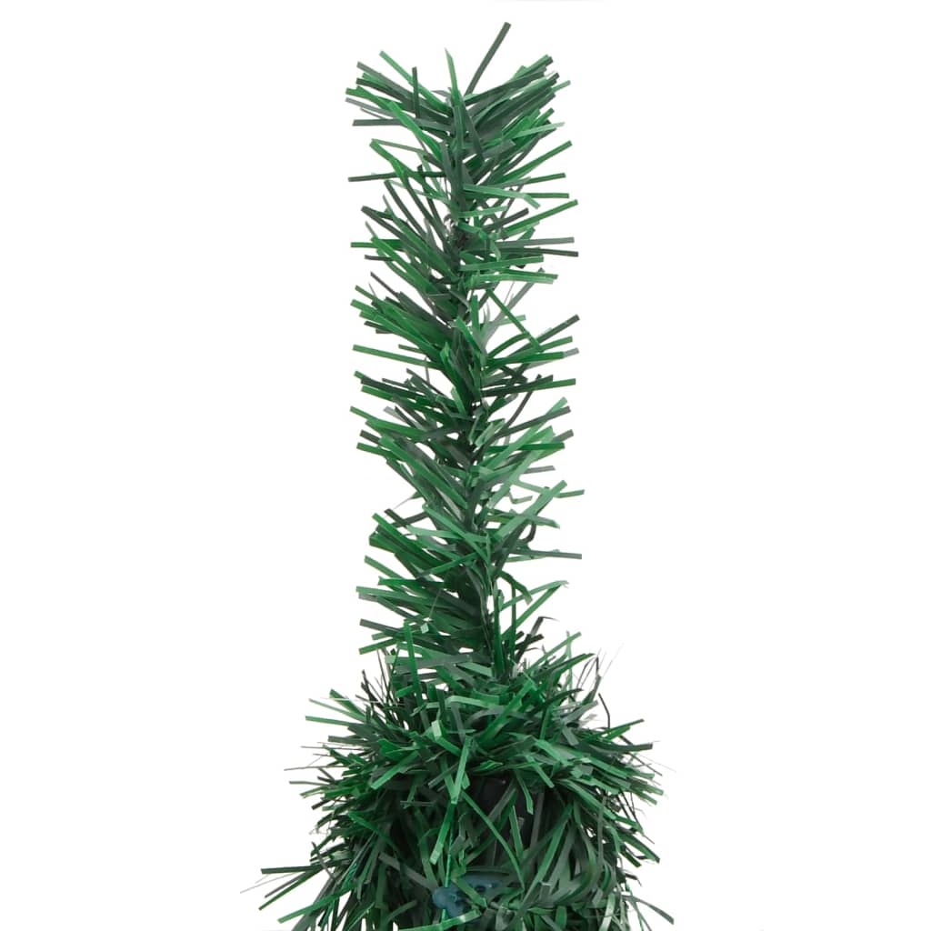 vidaXL Árbol de Navidad artificial desplegable 50 LED verde 120 cm