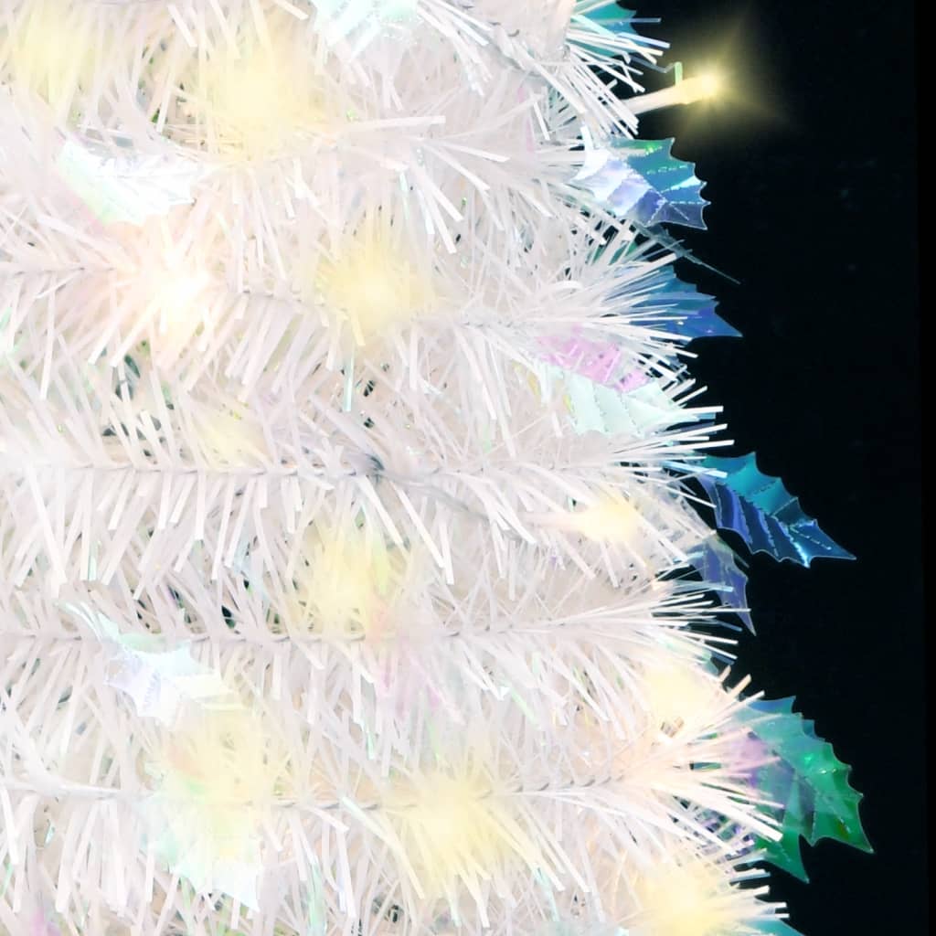 vidaXL Árbol de Navidad artificial desplegable 100 LED blanco 150 cm