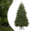 vidaXL Árbol de Navidad artificial con bisagras y soporte verde 180 cm