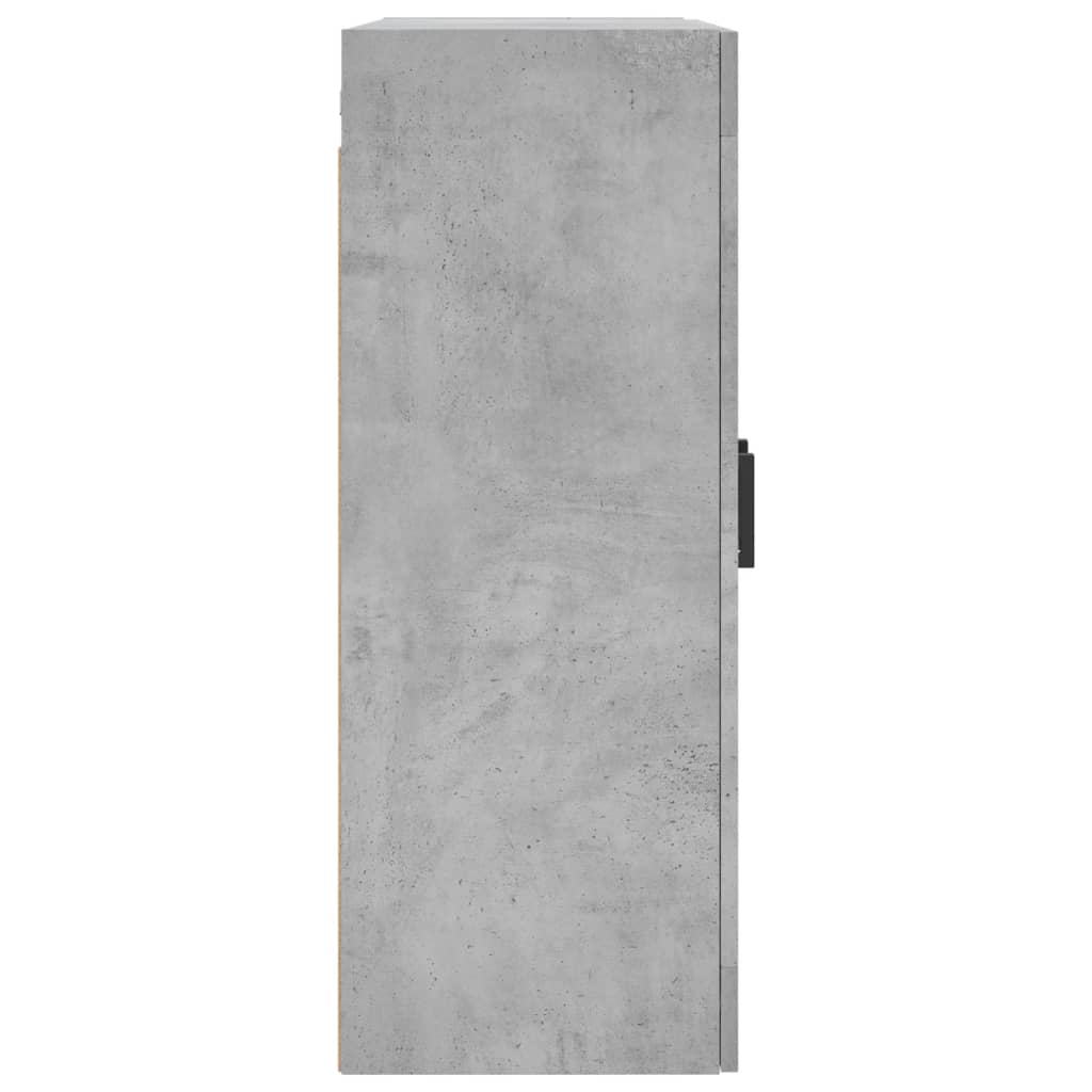 vidaXL Armarios de pared 2 uds madera de ingeniería gris hormigón