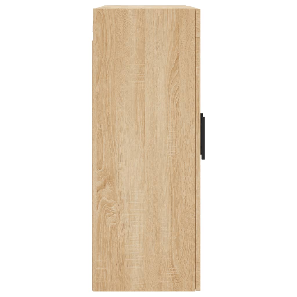 vidaXL Armarios de pared 2 uds madera de ingeniería roble Sonoma