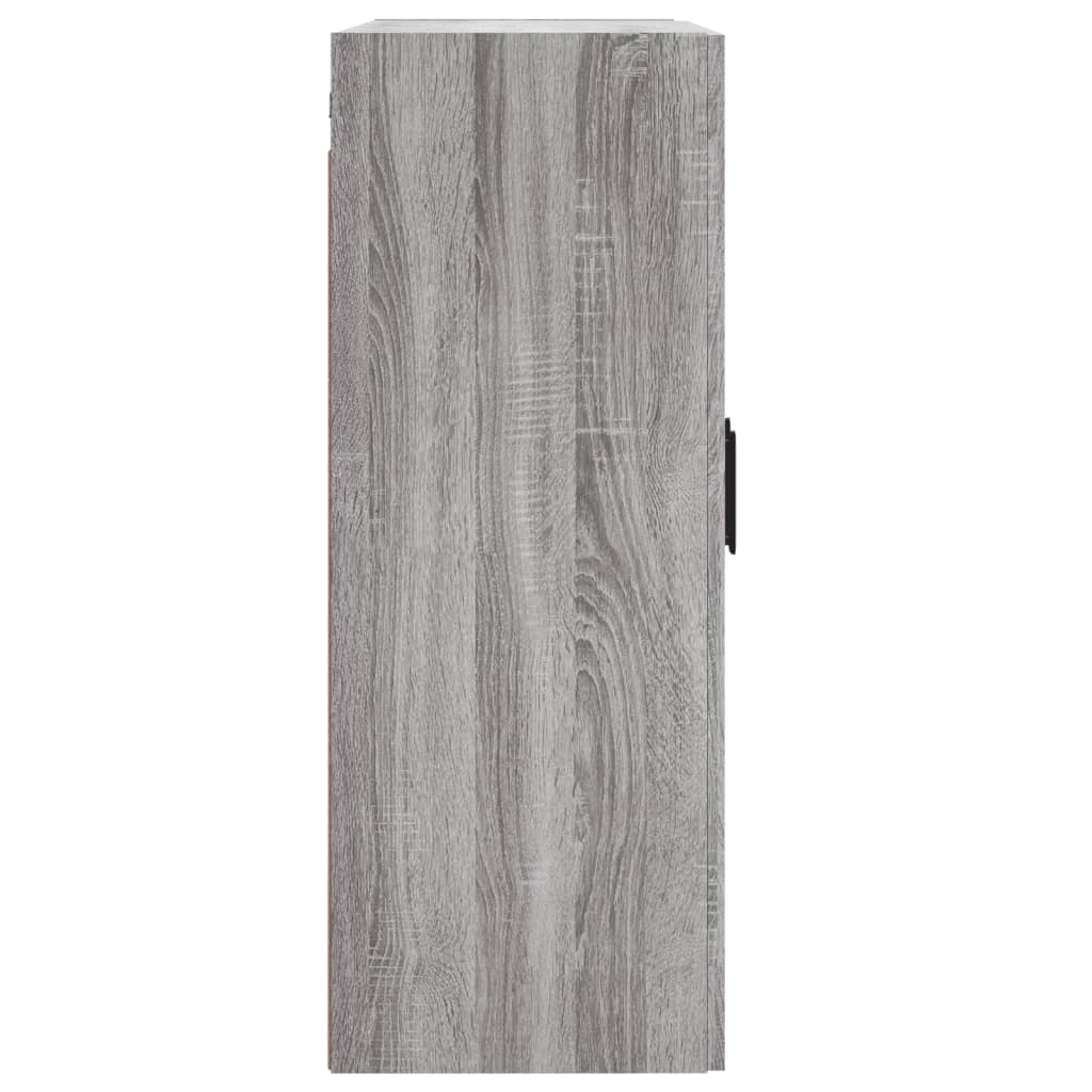 vidaXL Armarios de pared 2 uds madera de ingeniería gris Sonoma