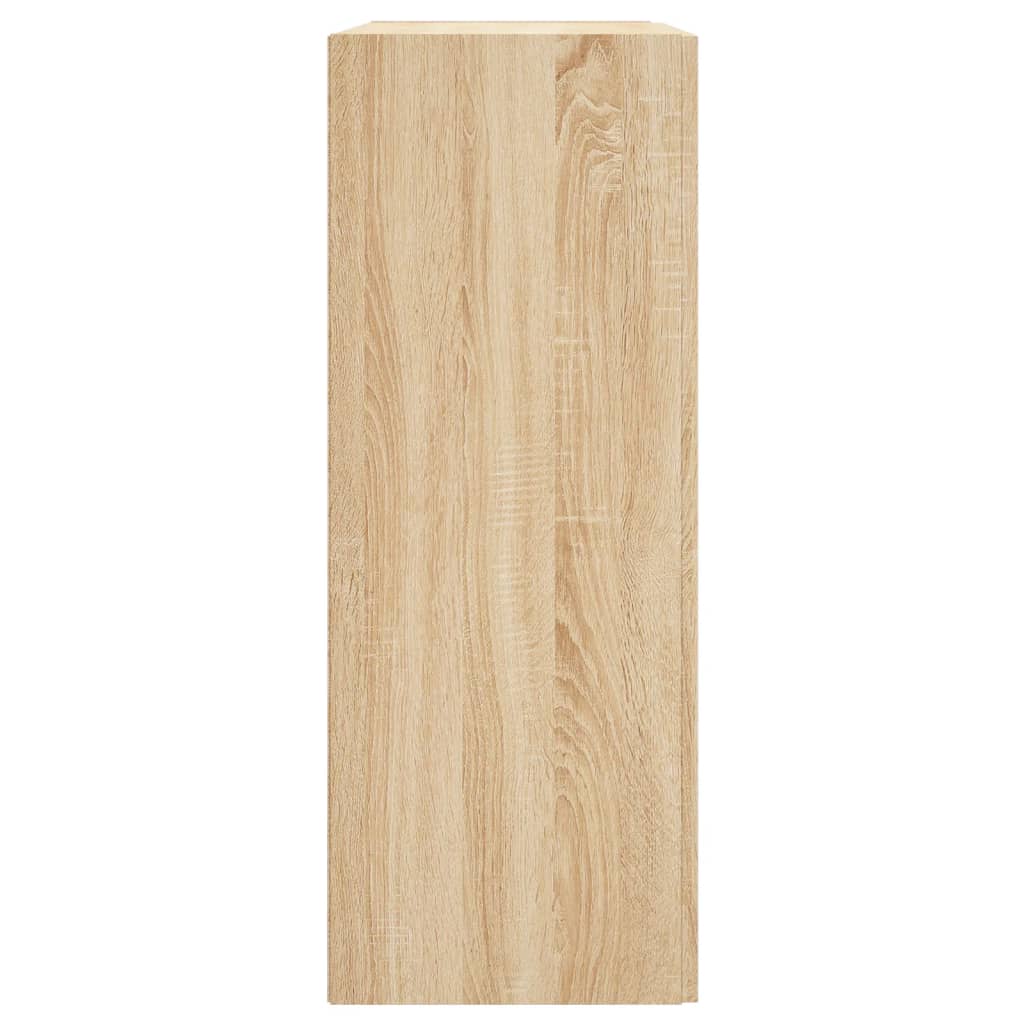 vidaXL Armarios de pared 2 uds madera de ingeniería roble Sonoma