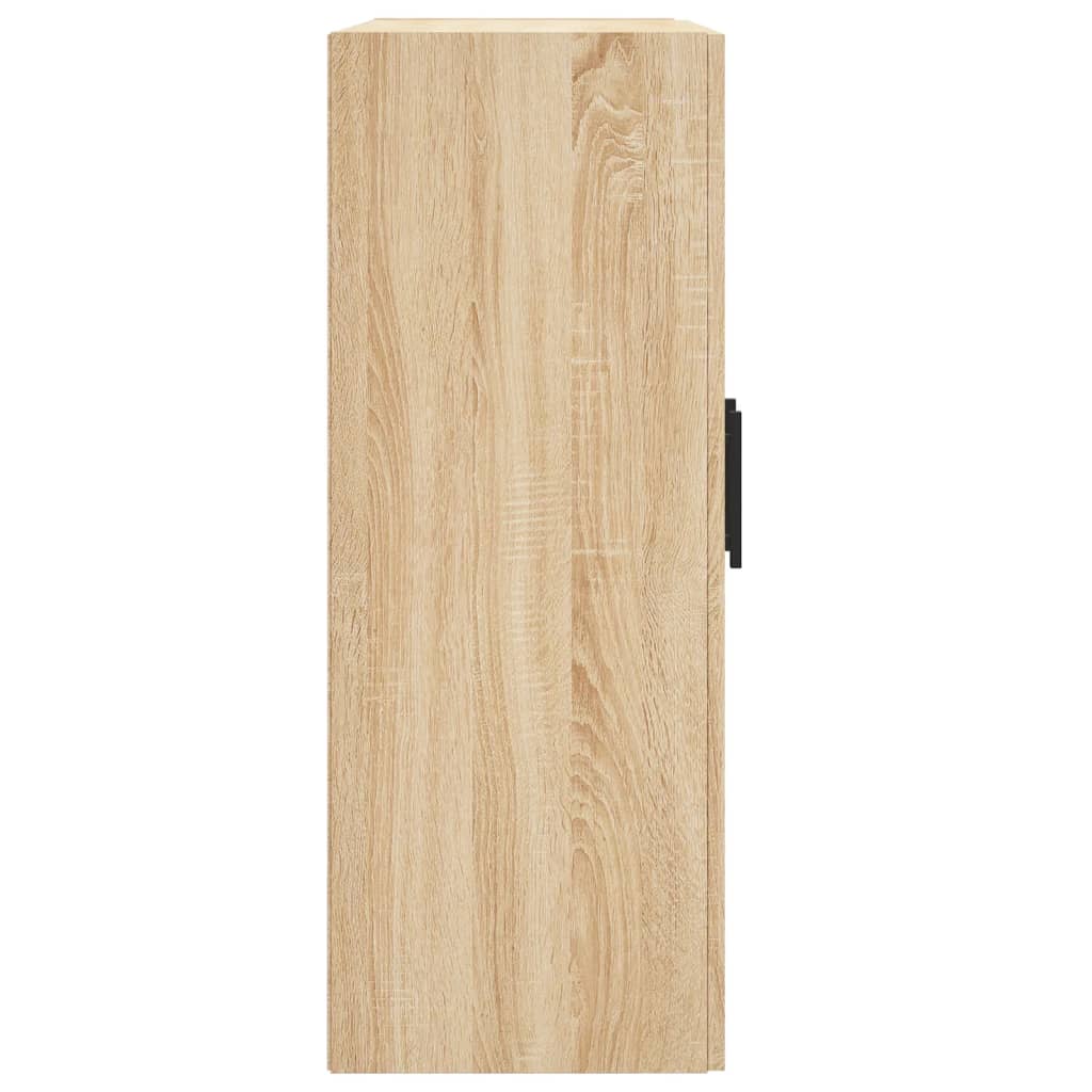 vidaXL Armarios de pared 2 uds madera de ingeniería roble Sonoma