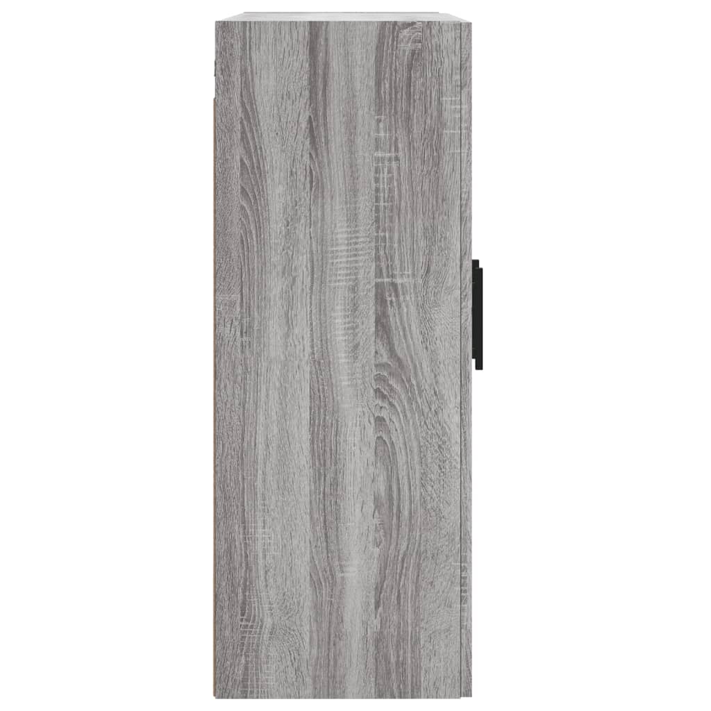 vidaXL Armarios de pared 2 uds madera de ingeniería gris Sonoma