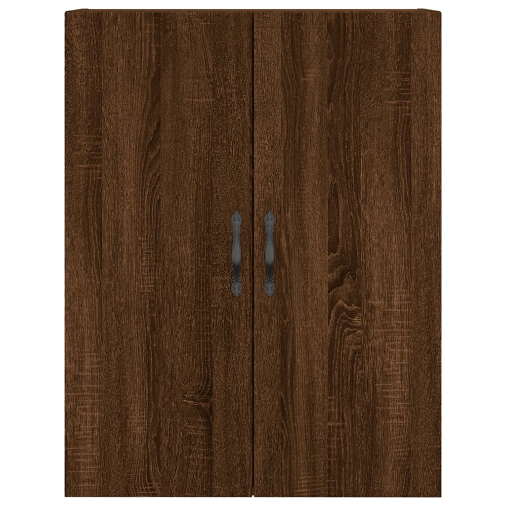 vidaXL Aparador alto madera contrachapada marrón roble 69,5x34x180 cm