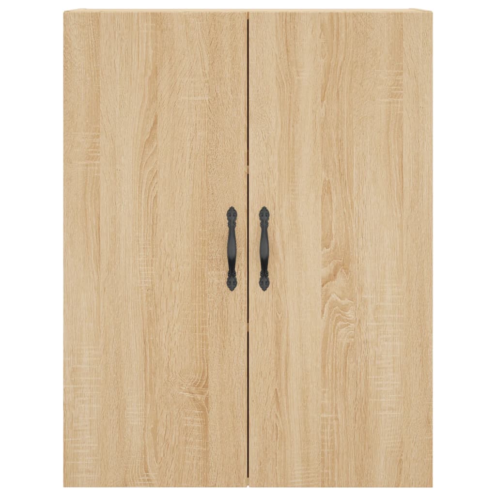 vidaXL Aparador alto madera contrachapada color roble 69,5x34x180 cm