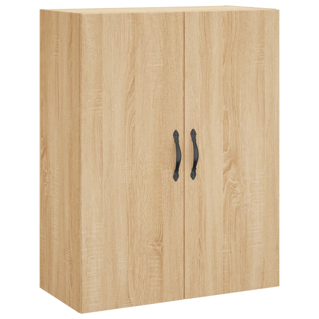 vidaXL Aparador alto madera contrachapada color roble 69,5x34x180 cm