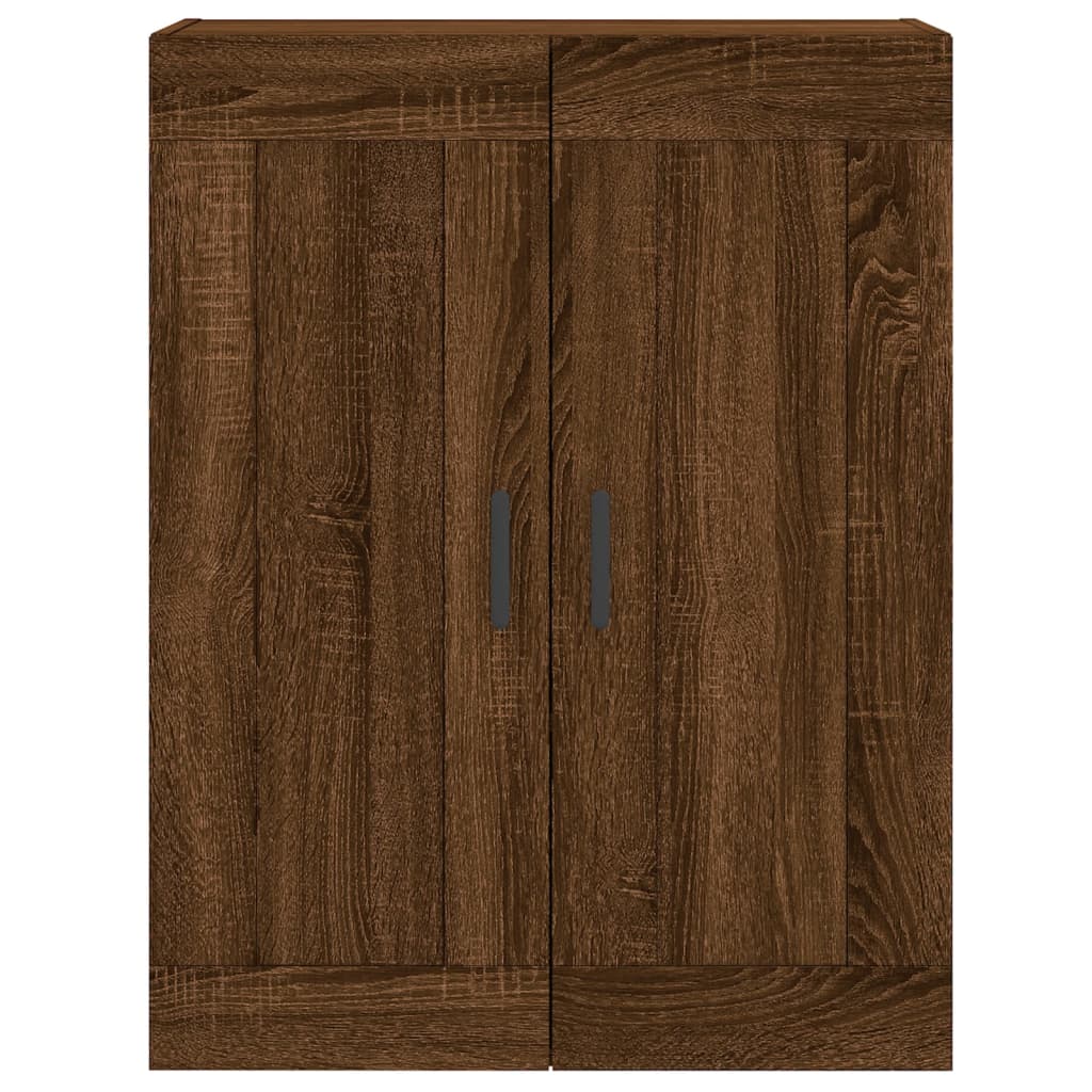 vidaXL Aparador alto madera contrachapada marrón roble 69,5x34x180 cm